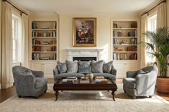 CHATEAU MUSHROOM TEKLİ KOLTUK GRİ 93x89x86cm 45/A376C/0-6789C-476 476 RUSSET - 3