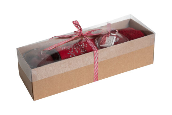 NAR MUMLUK/BÜYÜK KARTANESİ TAŞLI HAVLU 45x70 cm KUTULU SET KIRMIZI - 2