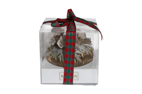 NARE KOKU ŞİŞESİ EKRU-GOLD 14X10 CM - 1