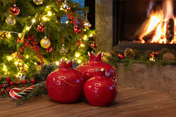 NARİNA 3 LÜ NAR SET GOLD-KIRMIZI - 2