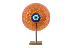 NARLI NAZARLIK AYAKLI DEKORATİF OBJE KIRMIZI 18x26 CM - DEKORATİF OBJE