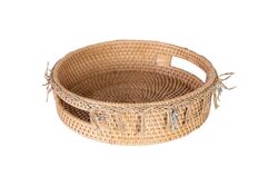 NATURİS YUVARLAK TEPSİ ORTA (TRT2120) 25X7 cm NATURAL - 2