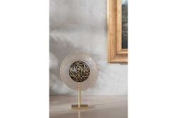 NAZAR AYETİ AYAKLI DEKORATİF OBJE 18X26 CM - 3