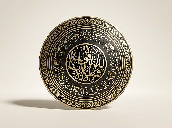 NAZAR AYETİ DUVAR DEKOR ÇAP: 28 CM - 1