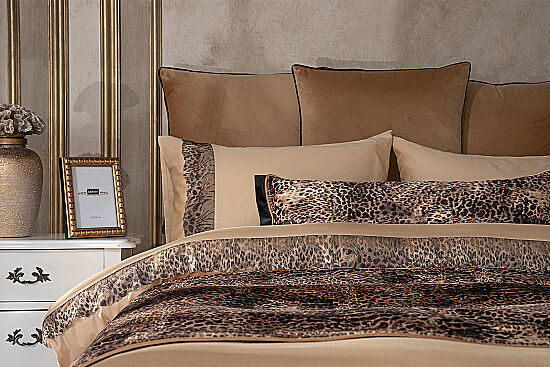 NEGALL ŞAL SET 90X250 5 PRC SİYAH-KAHVE - 3