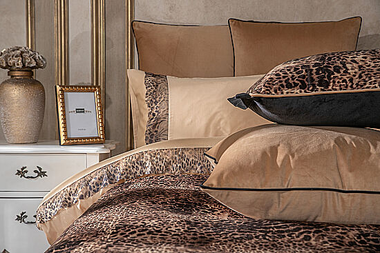 NEGALL ŞAL SET 90X250 5 PRC SİYAH-KAHVE - 4