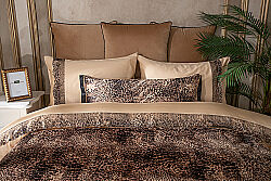 NEGALL ŞAL SET 90X250 5 PRC SİYAH-KAHVE - KERVAN