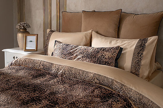 NEGALL ŞAL SET 90X250 5 PRC SİYAH-KAHVE - 2