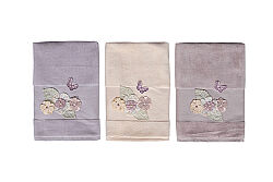 NERGİS 3 PRÇ KUTULU HAVLU SET - 2