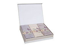 NERGİS 3 PRÇ KUTULU HAVLU SET - 7