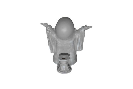 NEŞELİ BUDA ŞEMSİYE AYAĞI HYK1101 25x26x27 cm GRİ - 3