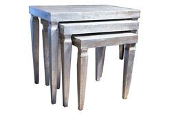KERVAN - NEW ELIPS UCLU ZIGON GRI 68x40x58cm