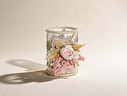 NEW ROSE DREAM DİŞ FIRÇALIK 9x9x14 cm - HOME SWEET HOME