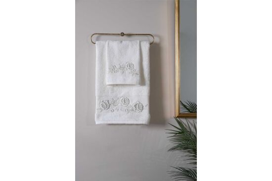 NİNNA 30X50 CM HAVLU KREM - 5