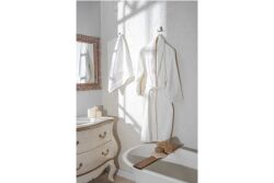 NİNNA İKİLİ BORNOZ SET KREM - PUPİLLA