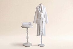 NİNNA İKİLİ BORNOZ SET KREM - 