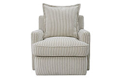 NOİR TEKLİ KOLTUK BEJ-KAHVE 95x95x80cm (ENTO 24459-01) - KERVAN