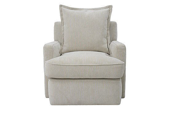 NOİR TEKLİ KOLTUK BEJ-KAHVE 95x95x80cm (ENTO 24459-01) - 1