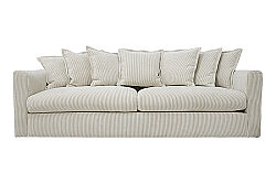 NOİR ÜÇLÜ KOLTUK BEJ-KAHVE 95x255x70cm (ENTO 24459-01) - 2