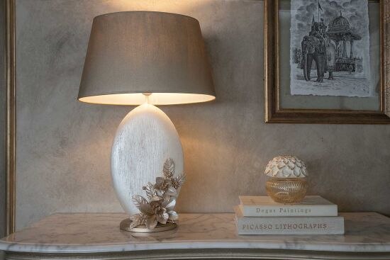 NORA ABAJUR BÜYÜK 44X64 CM KREM-GOLD - 2