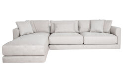 KERVAN - NORA KOSE KOLTUK BEJ-KAHVE 300-180x100x65cm (LIMA 02)