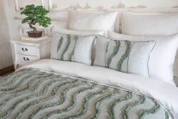 NUNA ŞAL SET 90X250 5 PARÇA YEŞİL - 2