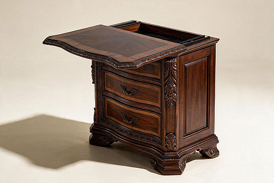 OLD WORLD KOMODİN 45x81x81cm 43148 - 3