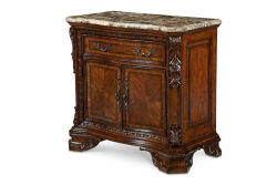 OLD WORLD KOMODİN MERMERLİ 45x81x81cm 143142-2606 - KERVAN