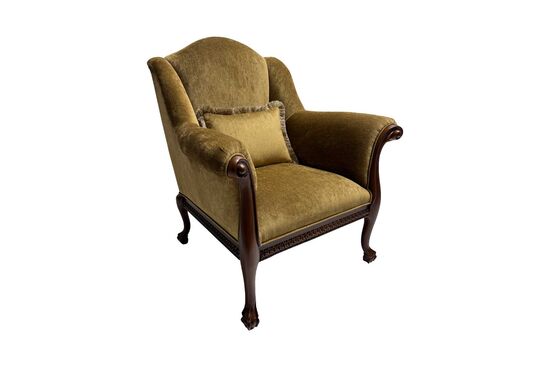 OLDWORLD TEKLİ KOLTUK KAHVE 85x97x105cm - 2