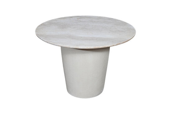 OLİVE YAN SEHPA BEJ MERMER 60x60x42cm CT239133_BGL - 1
