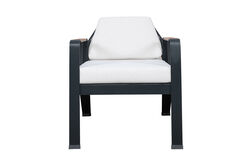 OPUS SANDALYE ANTRASIT-KREM 67x65x78cm (OKYANUS) EMBO 101 - KERVAN
