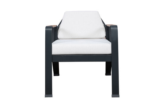 OPUS SANDALYE ANTRASIT-KREM 67x65x78cm (OKYANUS) EMBO 101 - 1