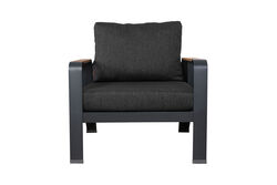 KERVAN - OPUS TEKLI KOLTUK ANTRASIT-GRI 80x82x78cm (OKYANUS) EMBO 28