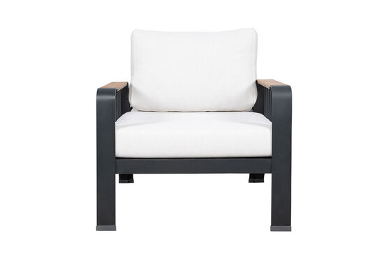 OPUS TEKLI KOLTUK ANTRASIT-KREM 80x202x78cm (OKYANUS) EMBO 101