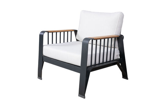 OPUS TEKLI KOLTUK ANTRASIT-KREM 80x202x78cm (OKYANUS) EMBO 101