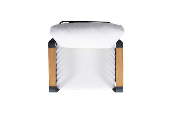 OPUS TEKLI KOLTUK ANTRASIT-KREM 80x202x78cm (OKYANUS) EMBO 101