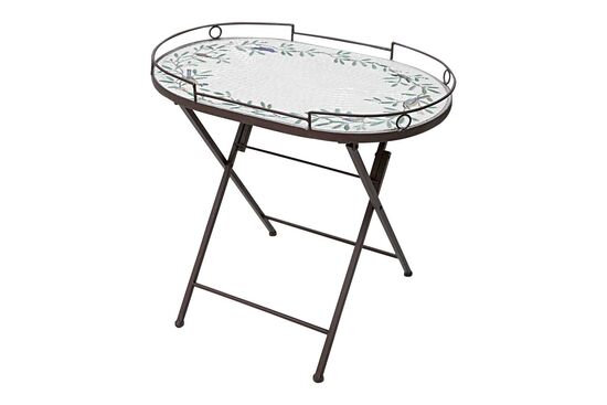 OVAL SEHPA KAHVERENGİ 60x40x59cm JF052866R