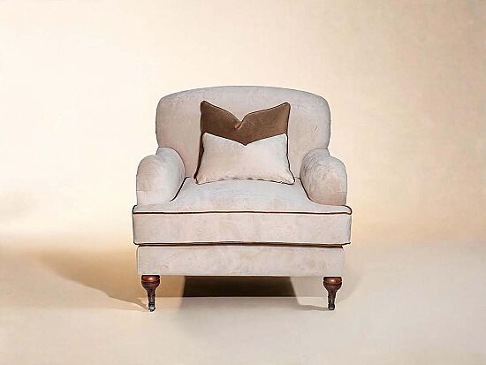OXFORD TEKLİ KOLTUK KREM 95x100x85cm (LETTO 2604) - 1