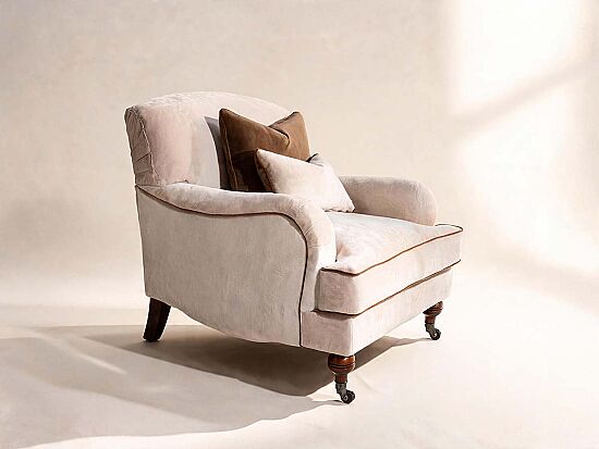 OXFORD TEKLİ KOLTUK KREM 95x100x85cm (LETTO 2604) - 2