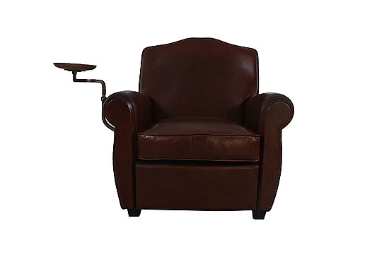 PALERMO TEKLİ KOLTUK DERİ KAHVE 87x84x82cm 1042B-1D B218 - 4