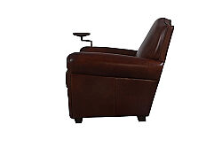 PALERMO TEKLİ KOLTUK DERİ KAHVE 87x84x82cm 1042B-1D B218 - 6