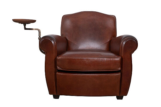 PALERMO TEKLİ KOLTUK DERİ KAHVE 87x84x82cm 1042B-1D B218 - 4
