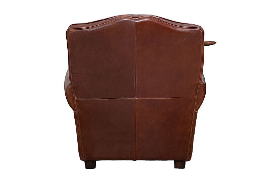PALERMO TEKLİ KOLTUK DERİ KAHVE 87x84x82cm 1042B-1D B218 - 5