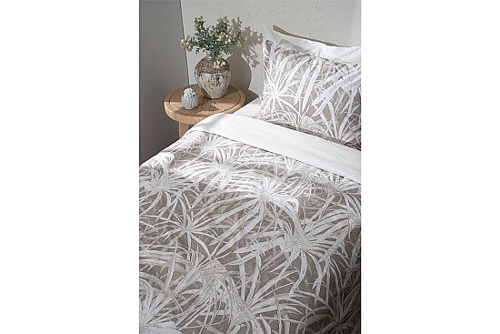 PALEZZE-2 NEVRESİM TAKIMI 160X220 TK 4 PRC KREM-KAHVE - 7