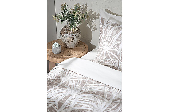 PALEZZE-2 NEVRESİM TAKIMI 160X220 TK 4 PRC KREM-KAHVE - 8