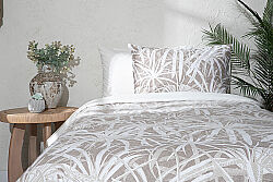 PALEZZE-2 NEVRESİM TAKIMI 160X220 TK 4 PRC KREM-KAHVE - 4