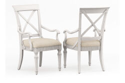 PALİSADE KOLLU SANDALYE BEYAZ 58x65x100cm 273203-2917 - KERVAN