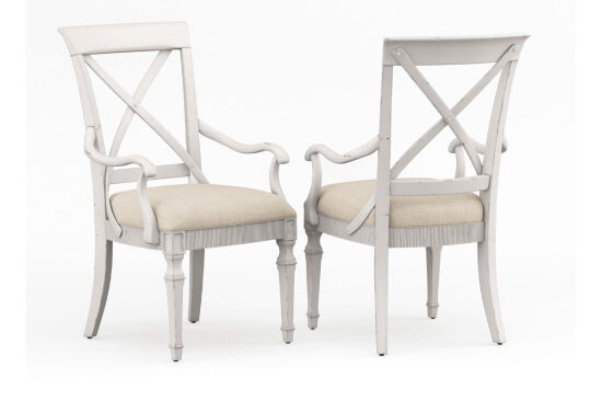PALİSADE KOLLU SANDALYE BEYAZ 58x65x100cm 273203-2917 - 1