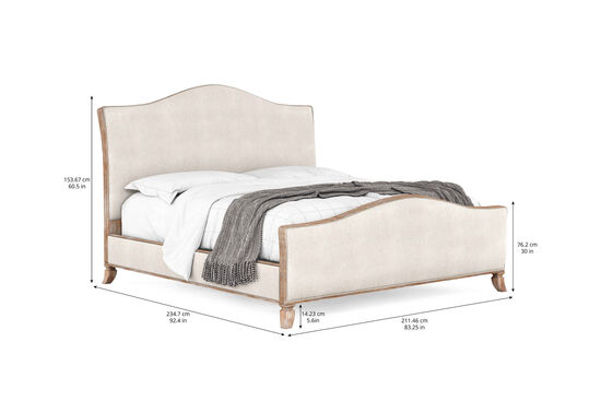 PALİSADE YATAK KREM 211.46x234.70x153.67cm 273146-2940FB-HB-RS