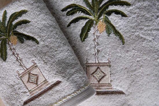 PALM 30X50 CM HAVLU AÇIK BEJ - 3